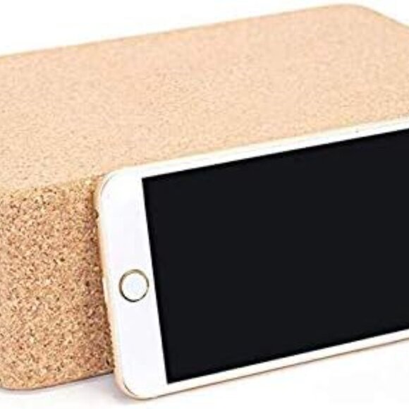 Cork Yoga Blocks, 2 Pack, with 1 Yoga Strap, High Density Solid Natural Cork Yog - Picture 3 of 7